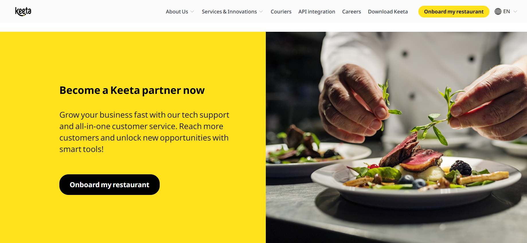 keeta Website Design for Startups 